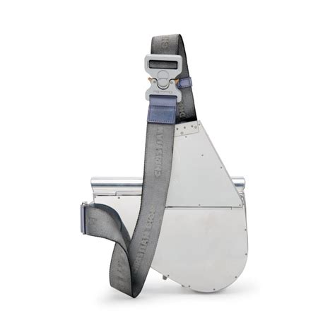 Christian Dior Silver And Gold Metal Sorayama Saddle Bag, 2019 